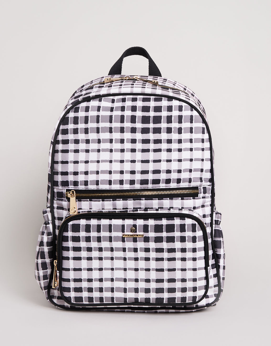 Luxe Checkered Mini Backpack