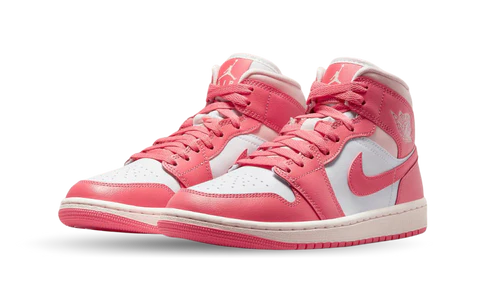 Air Jordan 1 Mid WMNS 'Strawberries And Cream' | BQ6472-186