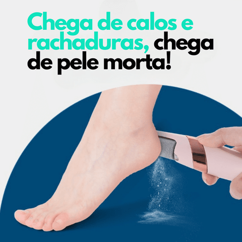 Lixadeira Elétrica para os Pés – Remove Calos e Rachadura