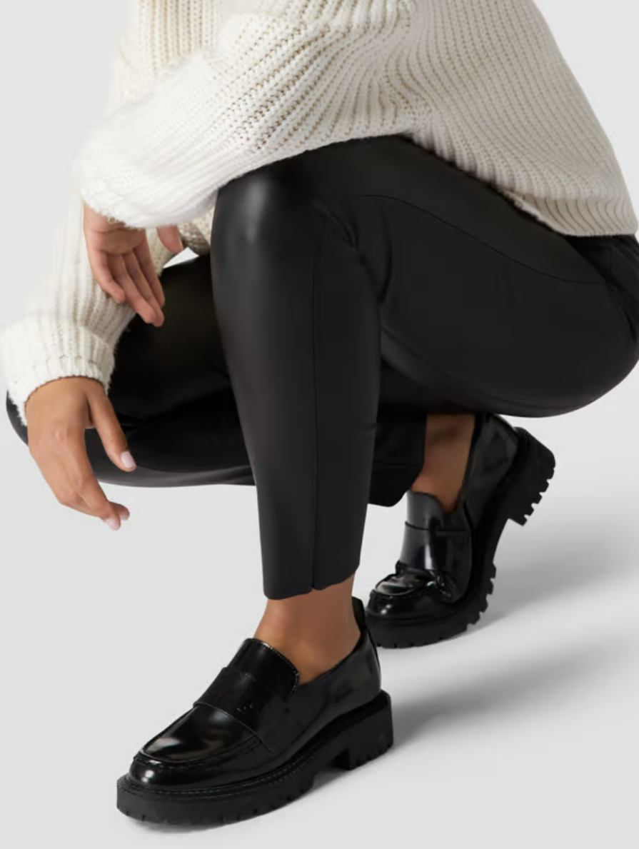 segment coping kalk Resa Vegan Leather Legging – Marlyn Schiff Boutique