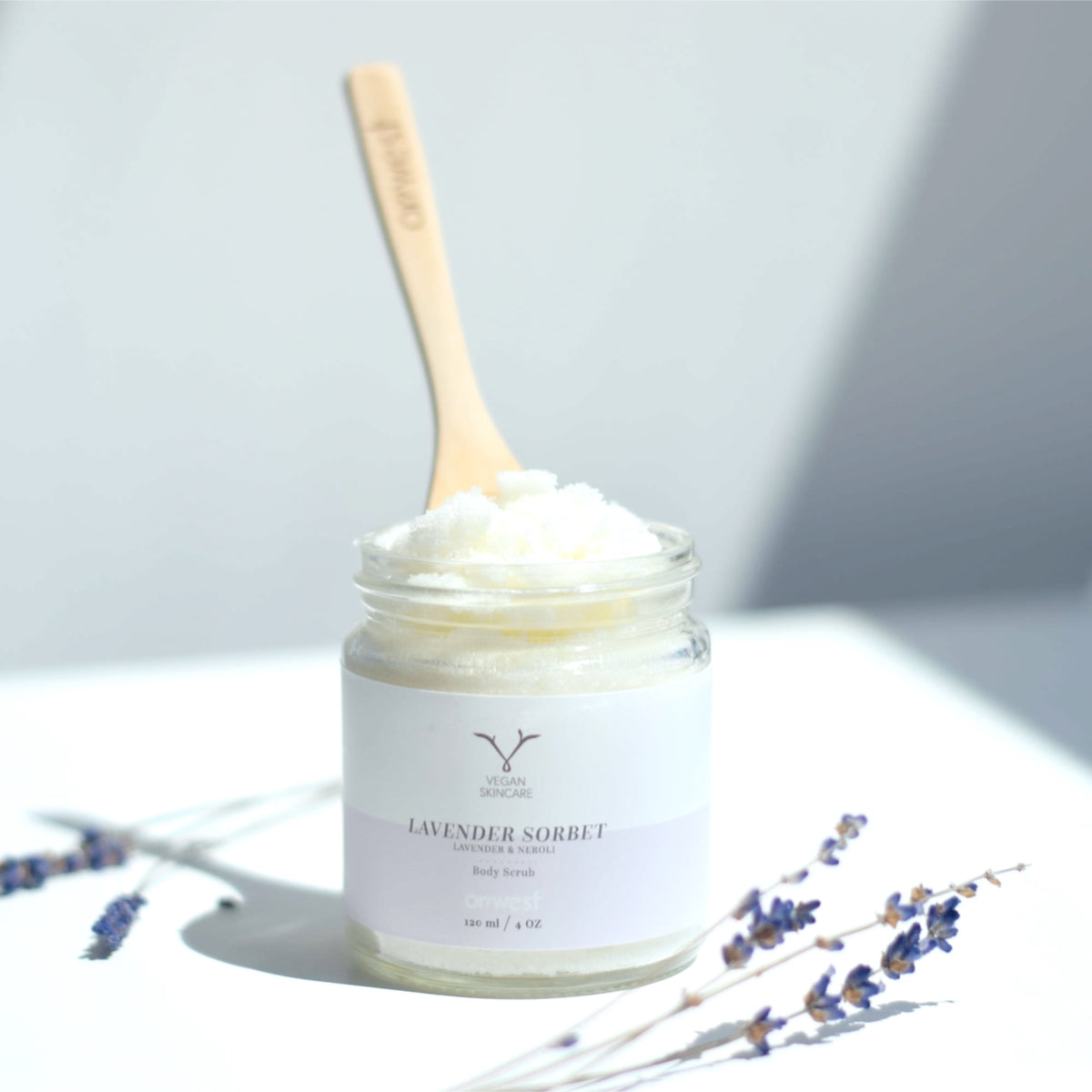 Lavender Sorbet Vegan Body Scrub Oriwest