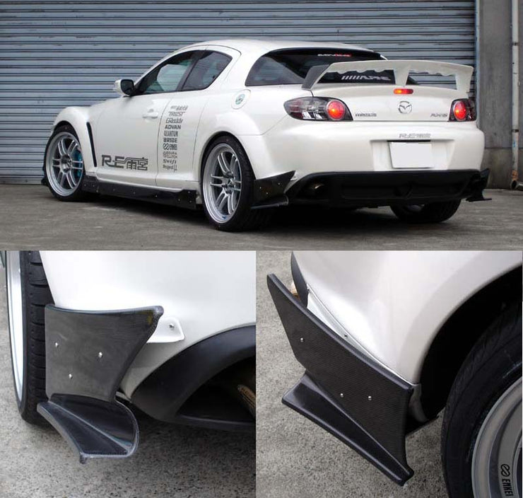 再×14入荷 RX-8 re雨宮 BOWTECH SIDE SPOILER CF 新品 - 通販 - www