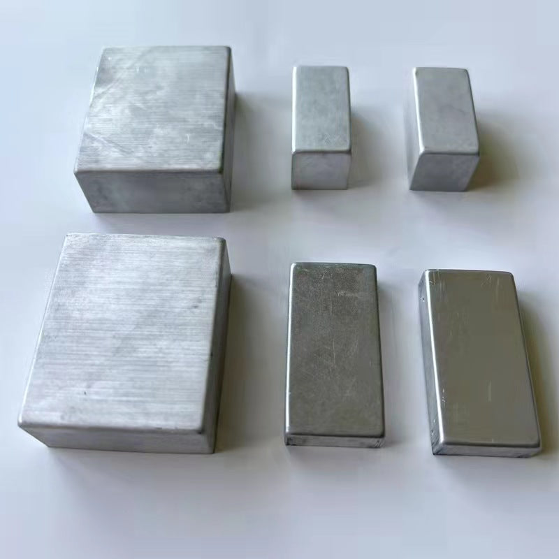 aluminum square block