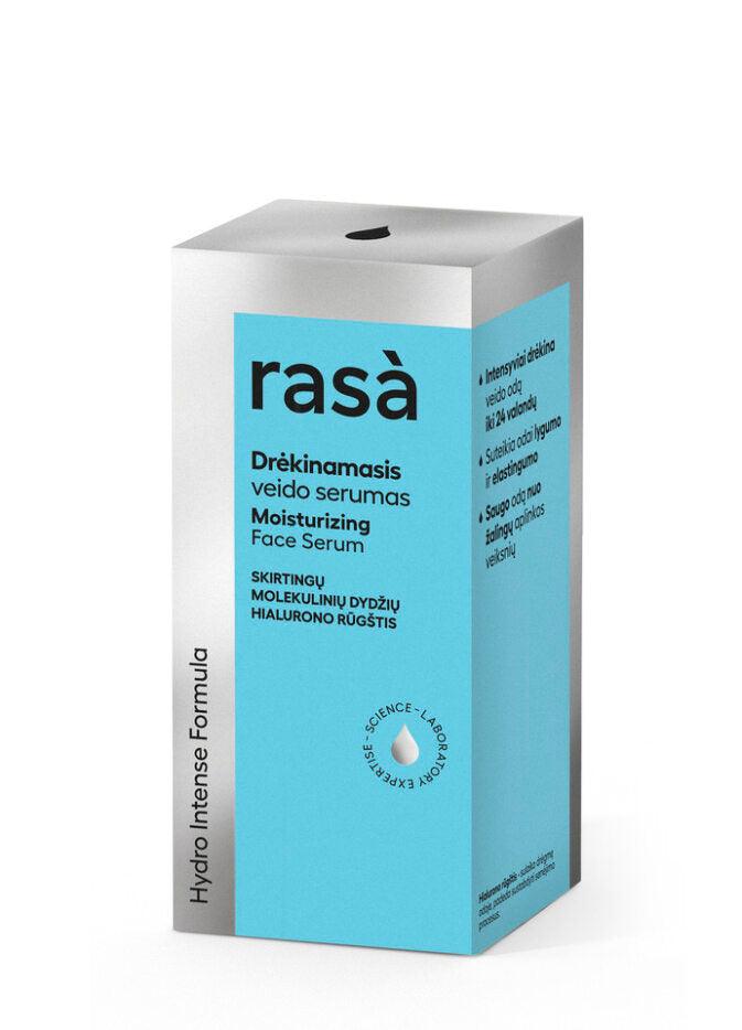 RASA HYDRO INTENSE Drėkinamasis veido serumas, 30ml - TIESIOG GRAŽI