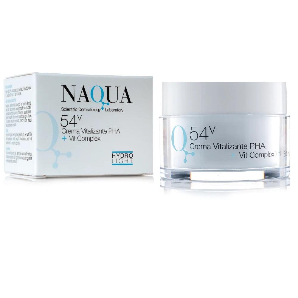 NAQUA,Q54V, energizuojantis veido kremas AHA+VitComplex, 50 ml - TIESIOG GRAŽI