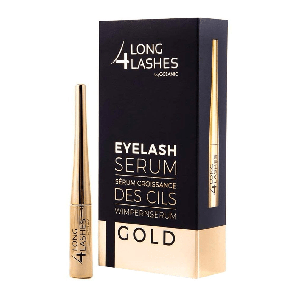 LONG4LASHES GOLD blakstienų serumas, 4 ml - TIESIOG GRAŽI