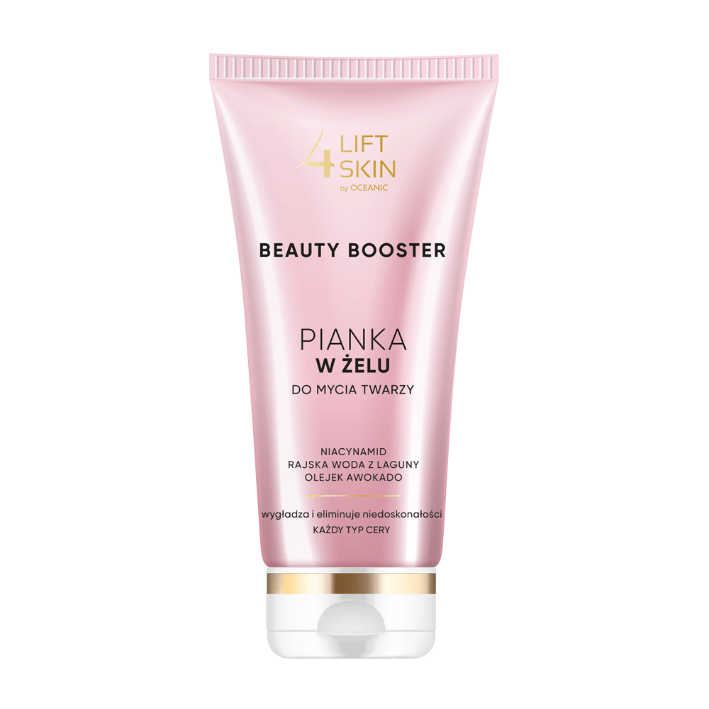 LIFT4SKIN BEAUTY BOOSTER gelinės veido ir akių odos valomosios putos, 150 ml - TIESIOG GRAŽI