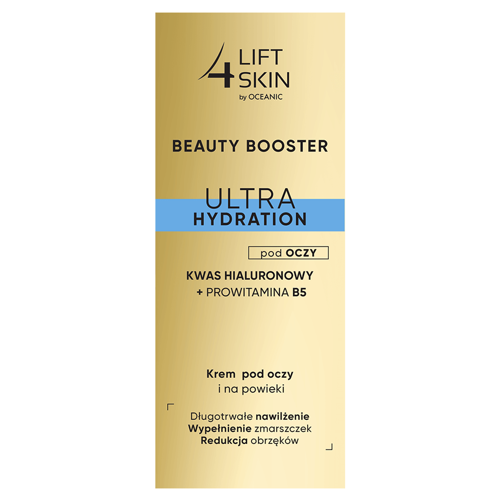 LIFT4SKIN BEAUTY BOOSTER ULTRA HYDRATION paakių kremas su hialurono rūgštimi, 15 ml - TIESIOG GRAŽI