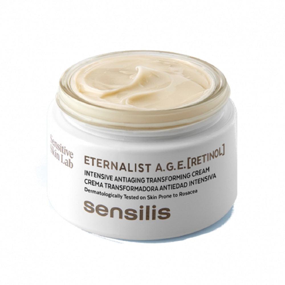 SENSILIS, ETERNALIST A.G.E. [RETINOL] intensyvus priešraukšlinis kremas su retinoliu, 50 ml_tiesiog_grazi