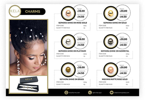 KELA wholesale hair charms catalog