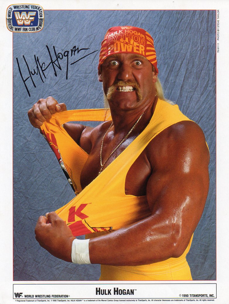 Hulk Hogan WWF Promo Photo – RetroWrestling.com