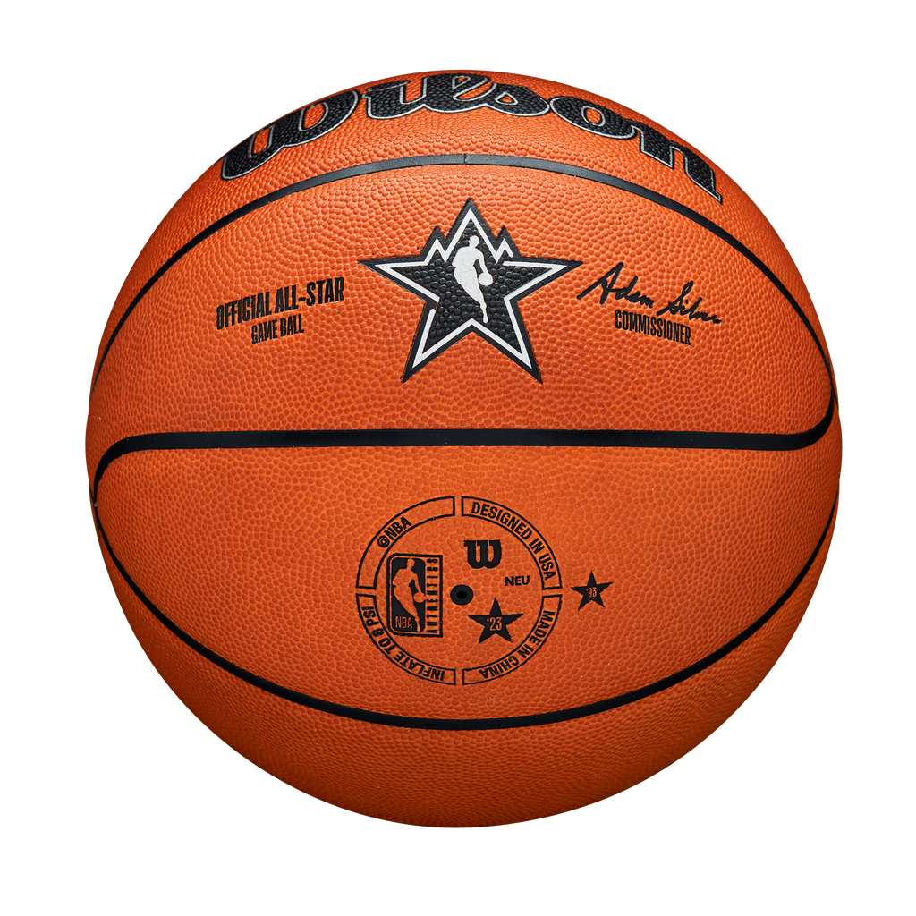 【30OFF】2023 NBA オールスター 公式ゲームボール 7号 本革製 by Wilson Japan Inflate online
