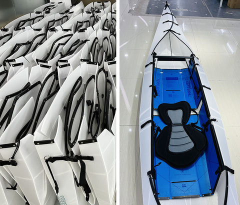 terravent folding kayak k3 tandem kayak