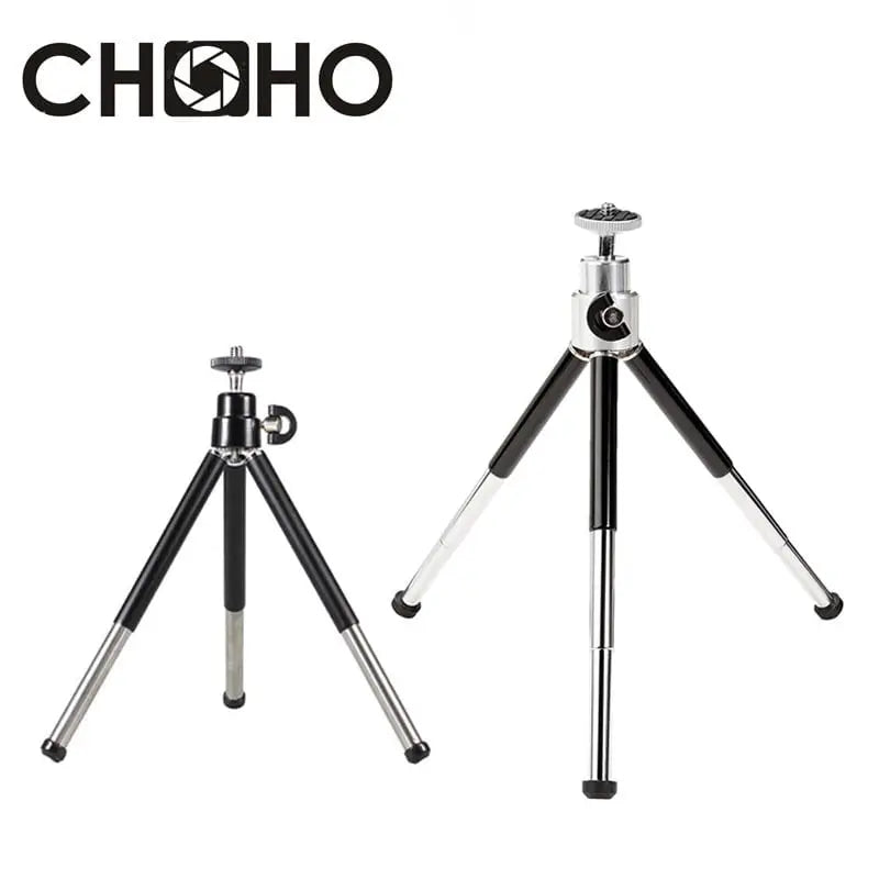 Aluminum Mini Tripod light Table Stand Extendable 3 Joint tripode Phone Holder Vlog Selfie For Digital Camera Cellphone iPhone - Mystic Oasis Gifts