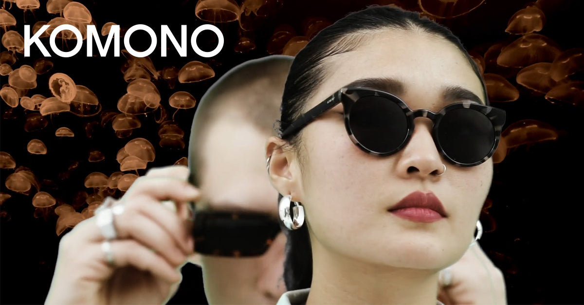 Komono Small Pearl Glasses Chain In Black