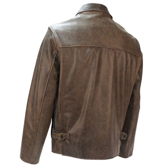 Washed Leather Utility Jacket – The Helm Clothing
