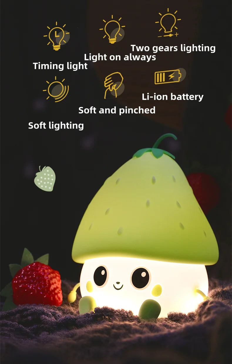 Strawberry Shaped Lamp - Cute and Functional