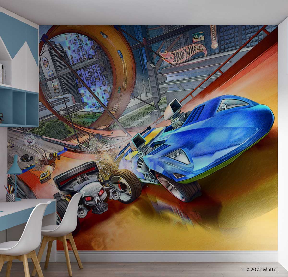 Hot Wheels wallpaper mural