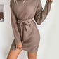 Long Sleeve Sweater Dress HFLE62XYLU
