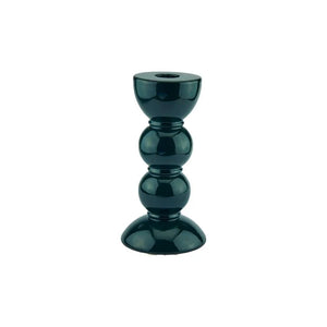 Addison Ross Medium Racing Green Bobbin Candlestick - Shoppe B x Brenda Friday Design