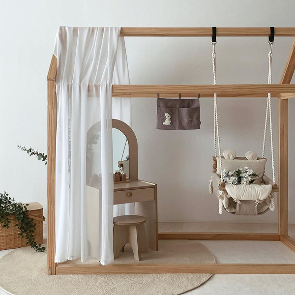 Let the Fun Begin: Baby's Cozy Cotton Indoor Swing for Playtime Bliss