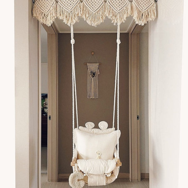 Dive into Indoor Adventures with Baby Cotton Swing: Soft and Secure