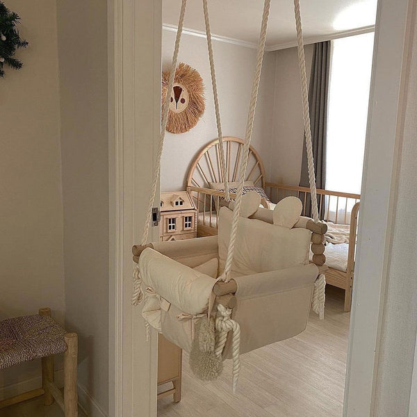 Keep Your Little Explorer Safe and Snug with Baby Cotton Indoor Swing