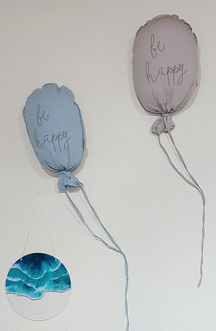 Cotton filled cotton balloon wall hanging decoration