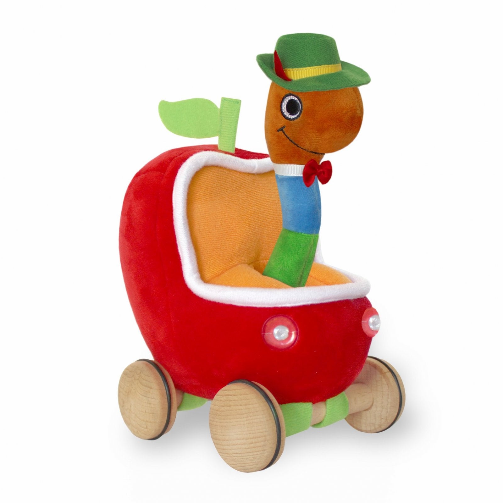 Yottoy Lowly Worm Soft Toy w/ Applecar