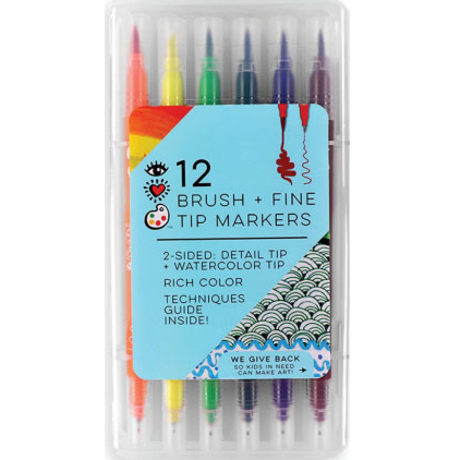 Dual Tip Marker Set - 12pc, SnackMagic