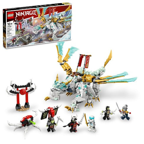 LEGO NINJAGO Zane's Dragon Power Spinjitzu Race Car Building Toy