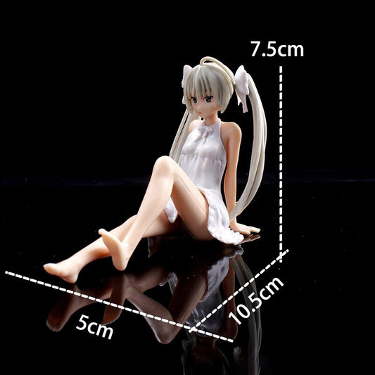 Yosuga No Sora Anime Action Figures Sora Kasugano 3 Modelos Kimono Fan  Sitting Postura Carro Decoração Pvc Coleção Bonecas Modelo