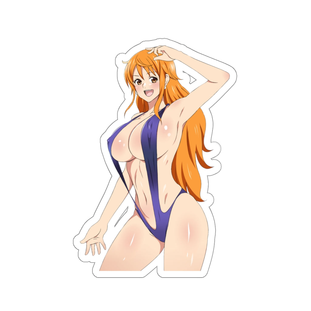Cartoon Sexy Bikini - One Piece Anime Waterproof Sticker - Nami Sexy Bikini Vinyl Decal â€“ K-Minded