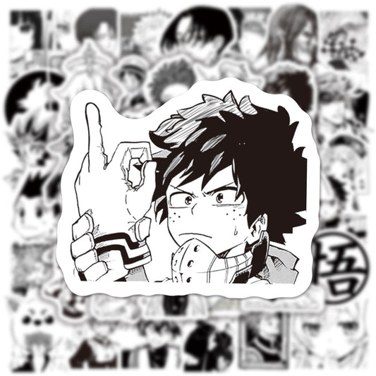 50/100pcs My Hero Academia Anime Stickers