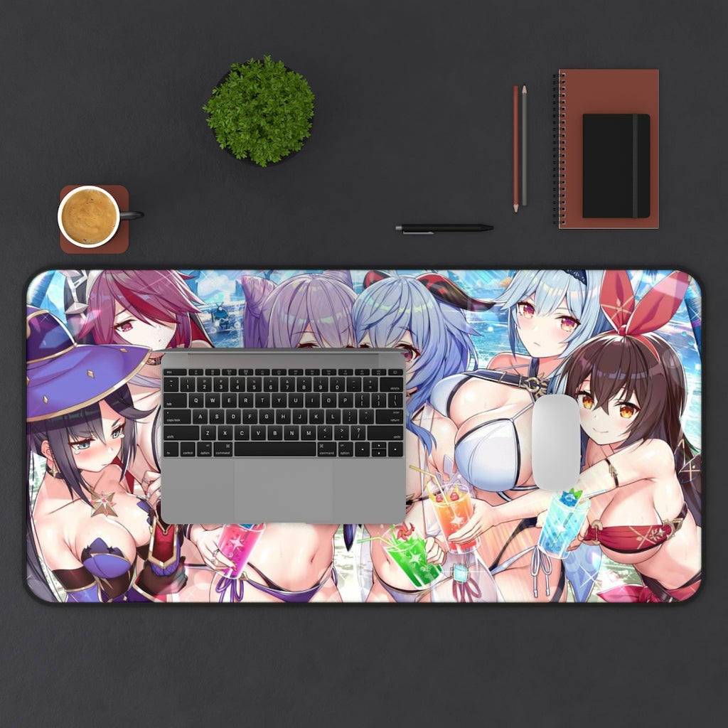 Cute Kawaii Green Plant Desk Mat Anime Aesthetic Mousepad Pixel Art XXL  Large Gaming Mouse Pad Laptop Keyboard Mat Desk Pad 315x1575 in Office  Home Decor Desk Mats for Women Girl Mouse