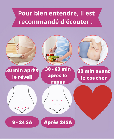 Quel appareil pour ecouter le coeur du bébé ?