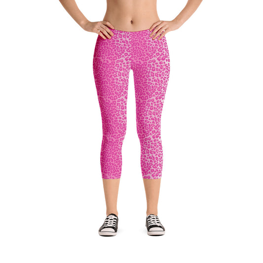 Hot Pink Leopard Plus Size Leggings – Leopard Fashionista