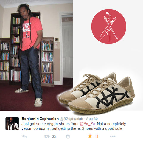 benjamin zephaniah vegan