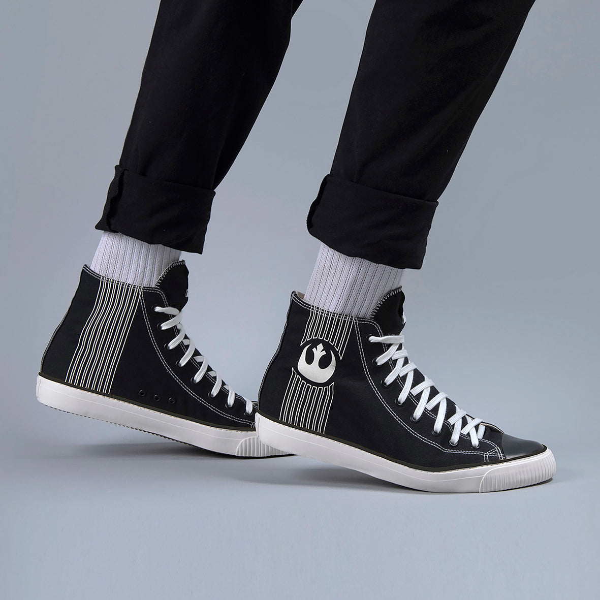 mens black high tops