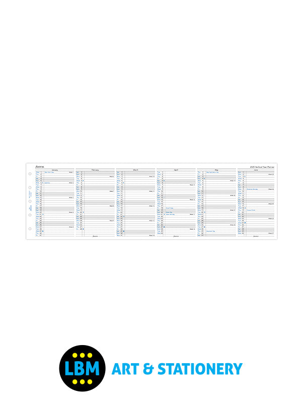 Filofax 2024 Mini Organiser Diary Refill - LBM Art & Stationery Store