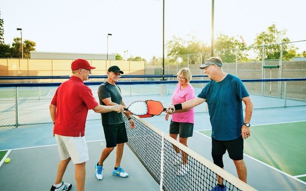 Outdoor Pickleball Players