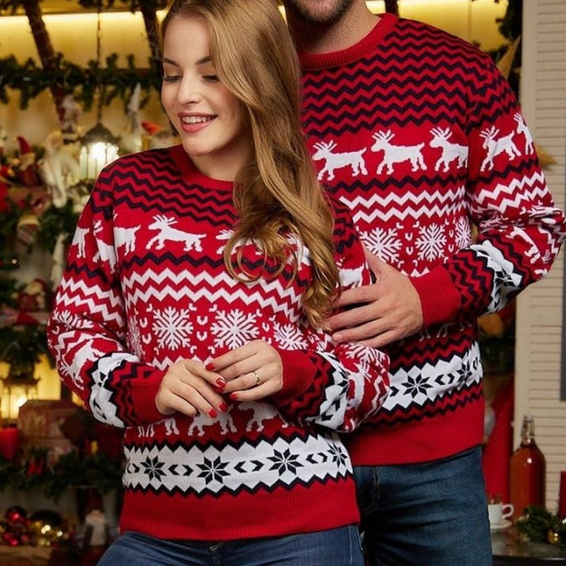 Xmas Look Couple Sweater