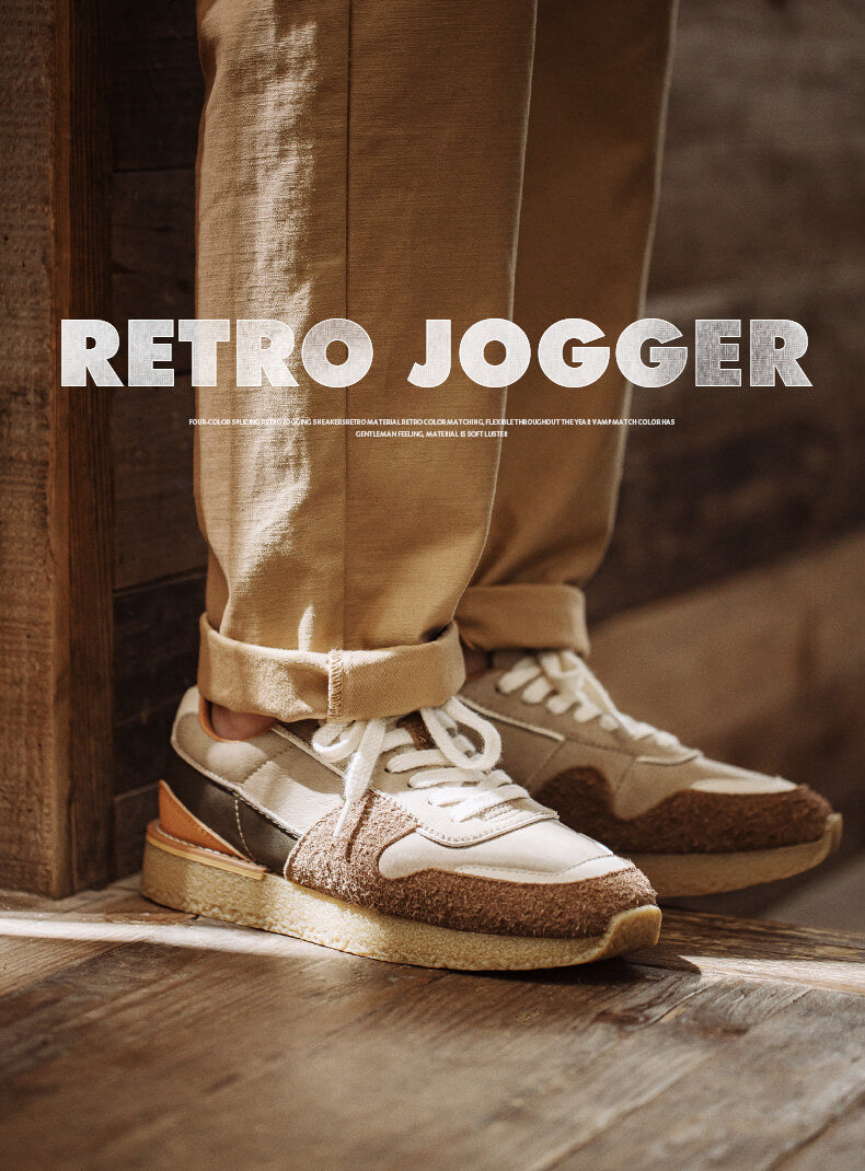 retro lopende sneakers