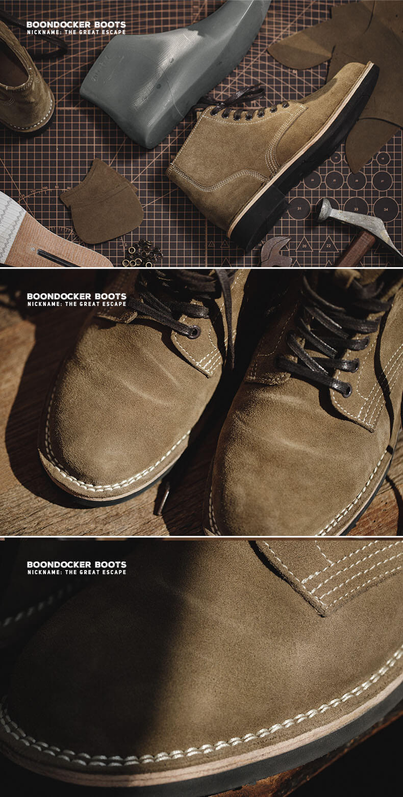 Boondocker Boots Navy