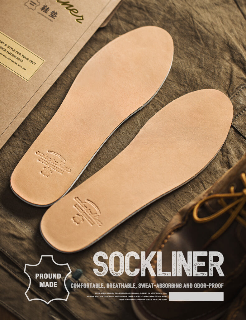 boots leather insole for men