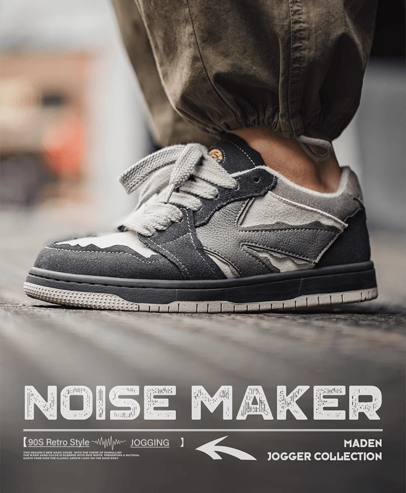 Stylish Men's Gray Sneakers | HECTOR MADEN SHOES