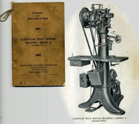 Den första Goodyear-symaskinen