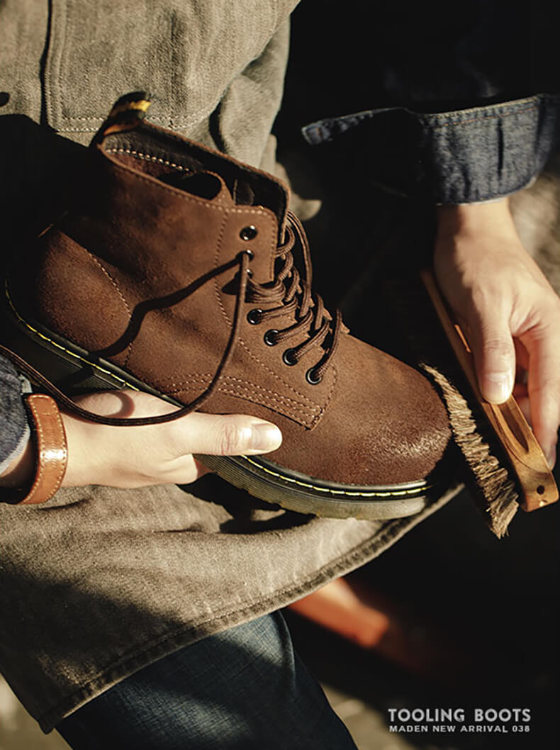 Brown Army Stiefel