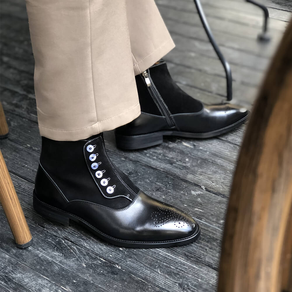 Best Boots for Formal Occasions - Vintage Balmoral boots(Spat boots)