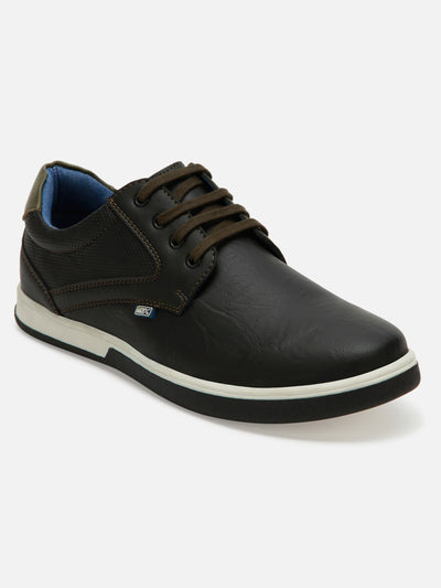 Men's Black Comfort Fit Semi Formal Lace Up (ID2072) - Formals | Shop at  Rs. 2,785 | iD Shoes